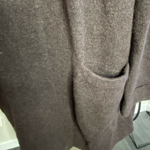 Soft Surroundings St. Moritz Sweater Coat In Brown - Picture 6 of 8